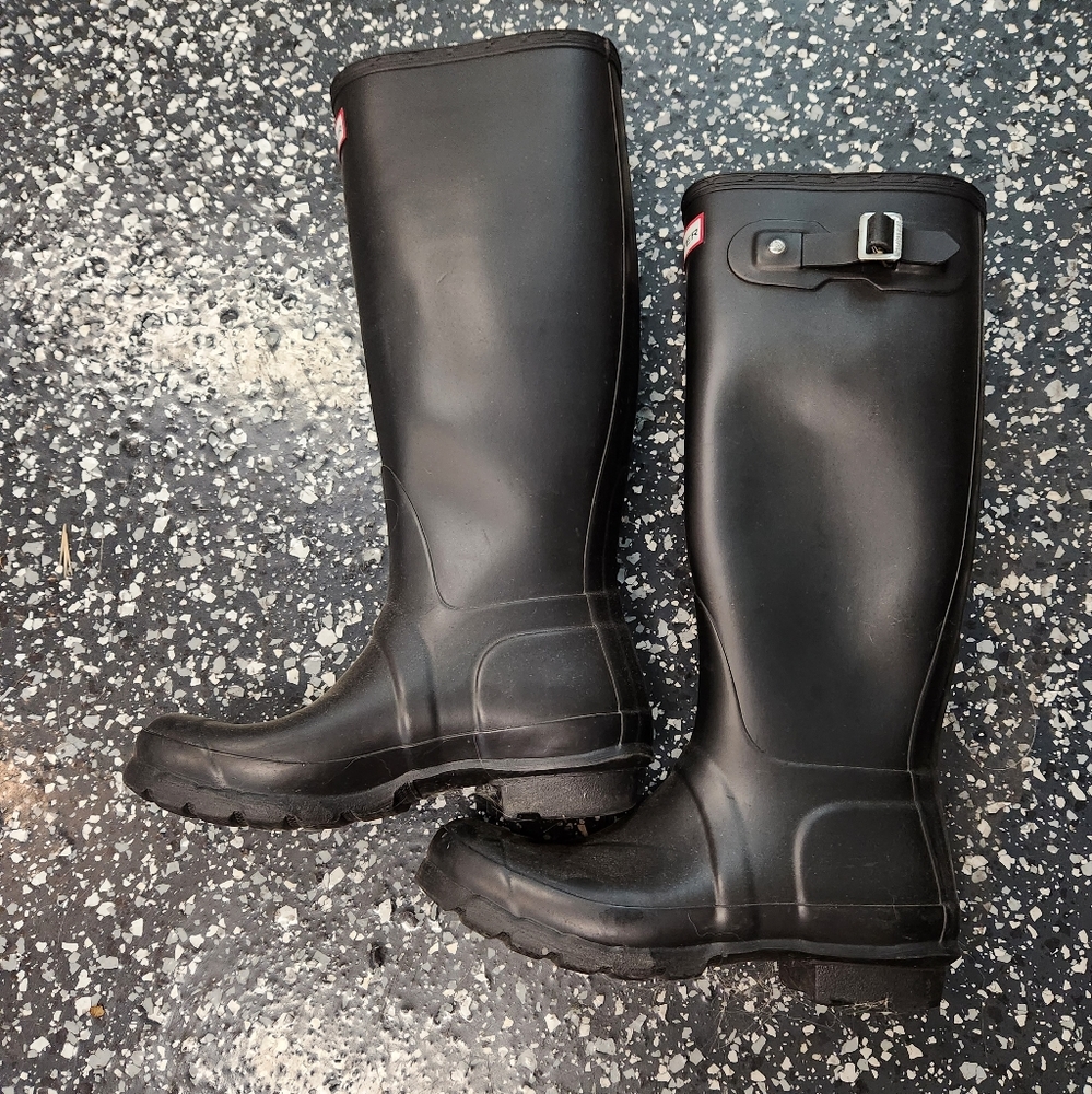Tall Hunter Rainboots Black - US 5 EU 35/36